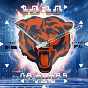 Chicago Bears • Facer: the world's largest watch face platform