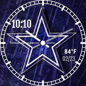 Dallas Cowboys • Facer: the world's largest watch face platform