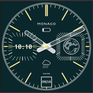 MCM pink & olive • Facer: the world's largest watch face platform