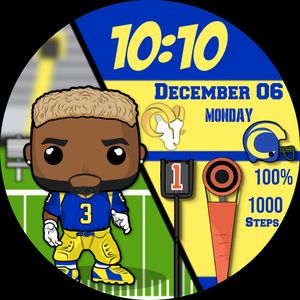 Custom Pop NFL Collection • Facer: the world's largest watch face platform