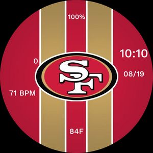 San Francisco 49ers • WatchMaker: the world's largest watch face platform