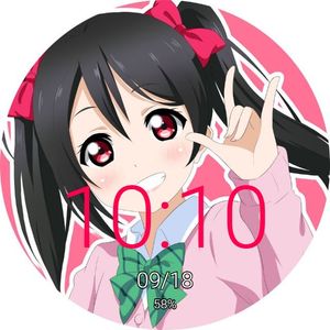 Yui K-On • Facer: the world's largest watch face platform