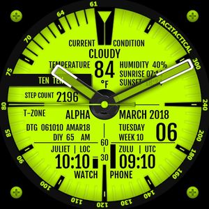 tactical watch face