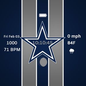 Dallas Cowboys • Facer: the world's largest watch face platform