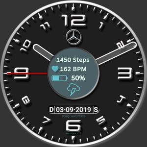 Mercedes 2025 watch face