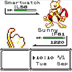 Mew vs Mewtwo Battle in Pokemon Yellow 