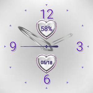 purple • Facer: the world's largest watch face platform