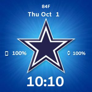 Dallas Cowboys • Facer: the world's largest watch face platform