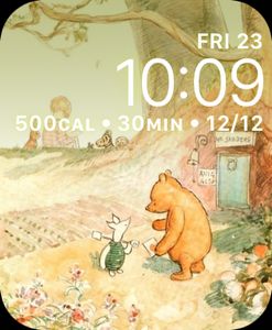 Classic Winnie the Pooh Facer the world s largest watch face