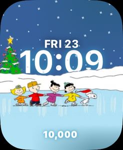 Christmas Snoopy (animated) • Facer: the world's largest watch