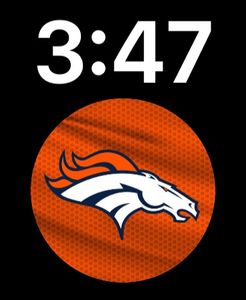 Denver Broncos • Facer: the world's largest watch face platform