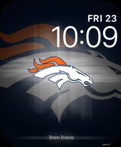 Denver Broncos • Facer: the world's largest watch face platform