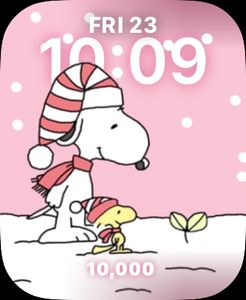 Christmas Snoopy (animated) • Facer: the world's largest watch