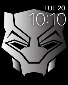 Black panther apple online watch face