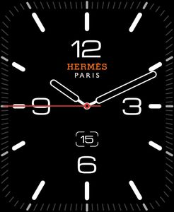 Janie - Louis Vuitton Black - watch face for Apple Watch, Samsung