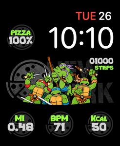 Introducing Teenage Mutant Ninja Turtles • Facer: the world's largest watch  face platform