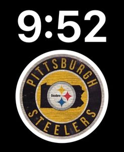 Steelers watch face • Facer: the world's largest watch face platform