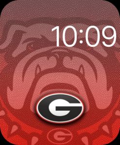 georgia bulldogs apple watch face