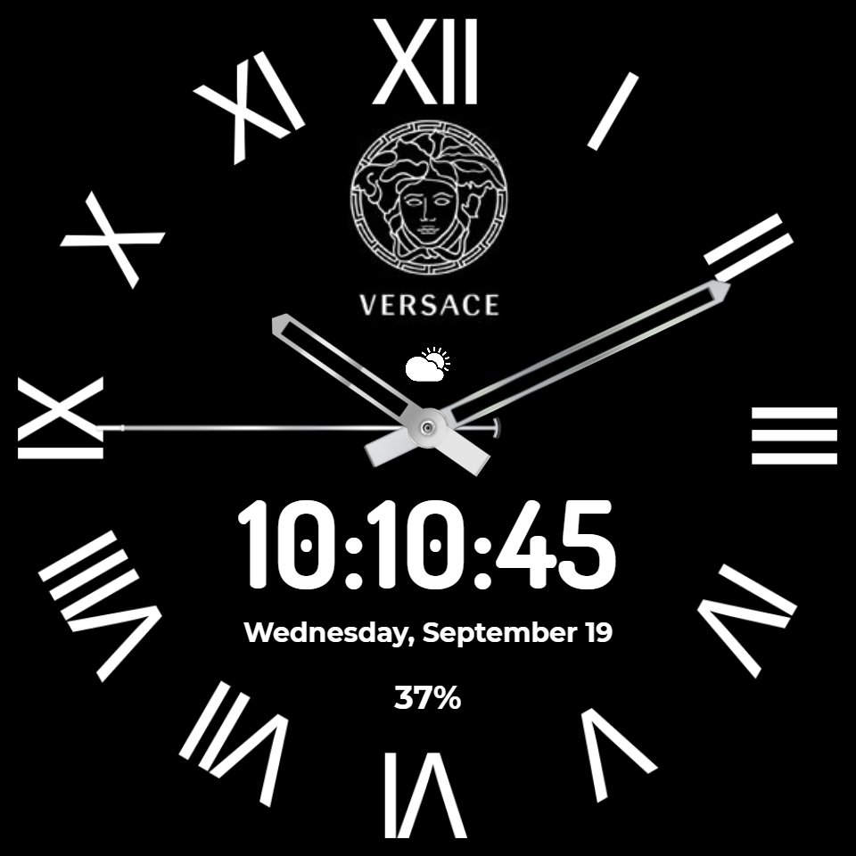 versace watch face