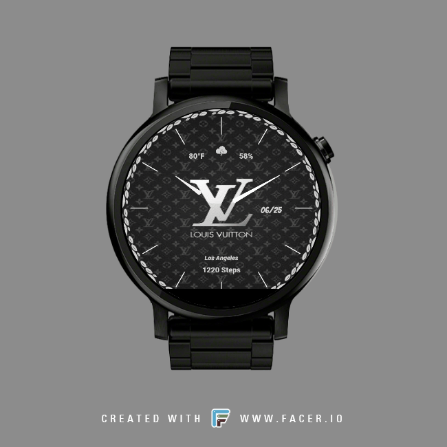 Louis Vuitton Watch Band For Samsung Galaxy Watch LV Titanium