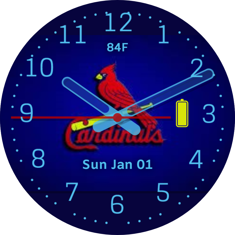 StL Cardinals • Facer: the world's largest watch face platform