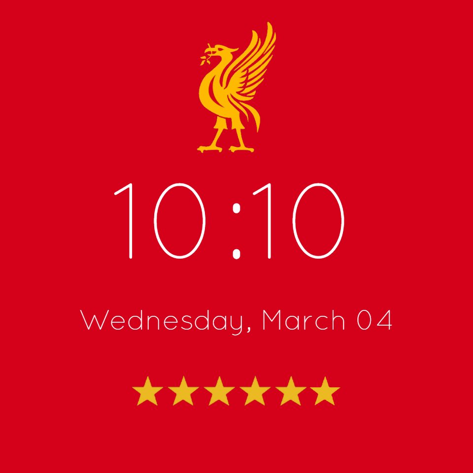 Liverpool Fc Watchface Facer The World S Largest Watch Face Platform