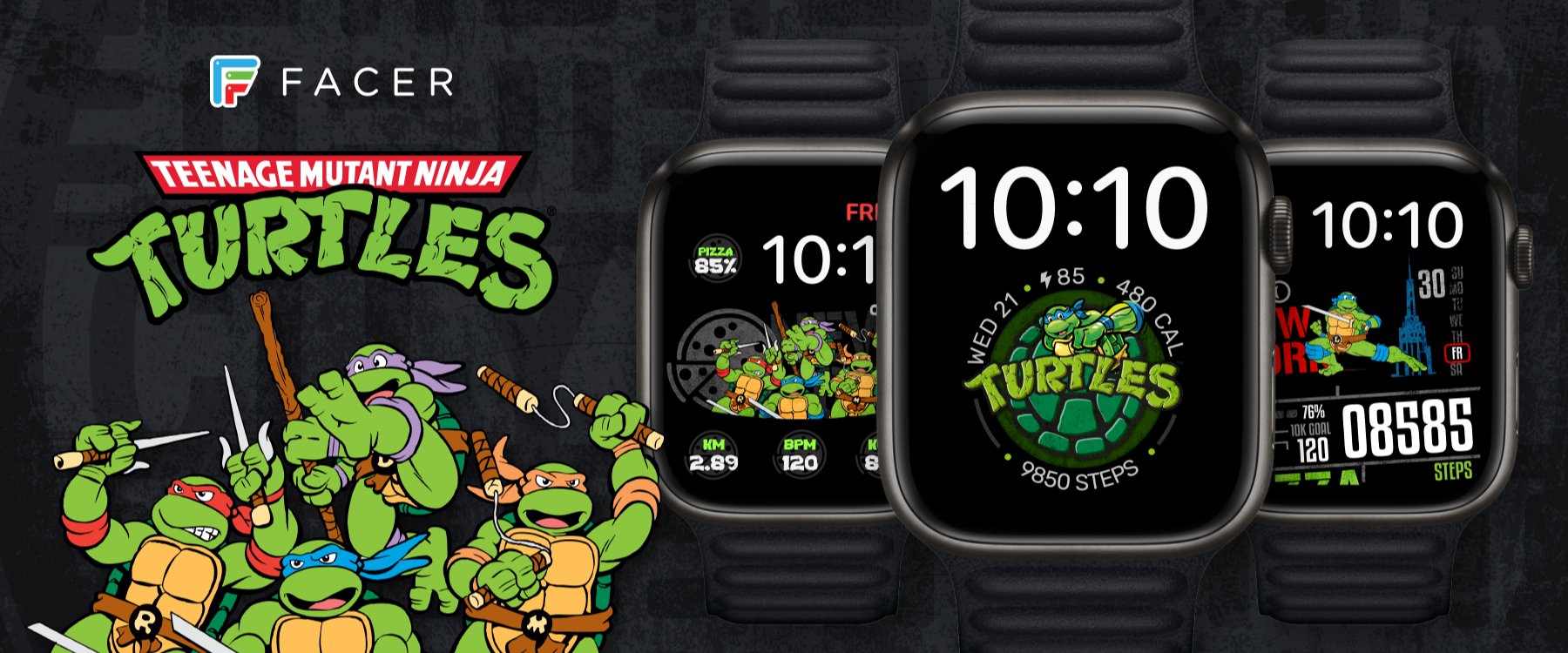 Introducing Teenage Mutant Ninja Turtles • Facer: the world's largest watch  face platform