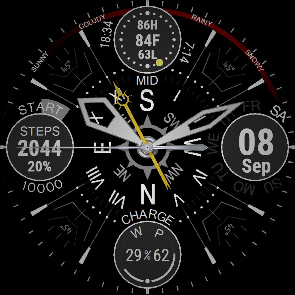 samsung gear sport compass