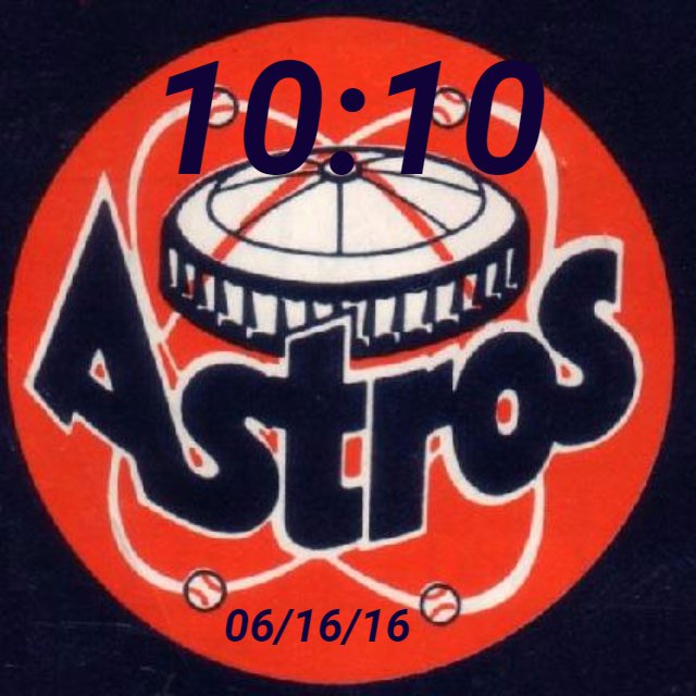 Houston Astros • Facer: the world's largest watch face platform