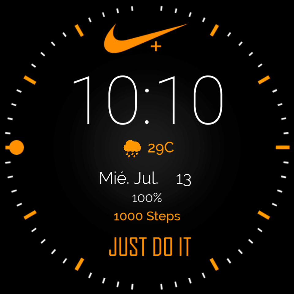 Alexander - Nike Sport - watch face for Apple S3, Huawei Watch, and more - Facer