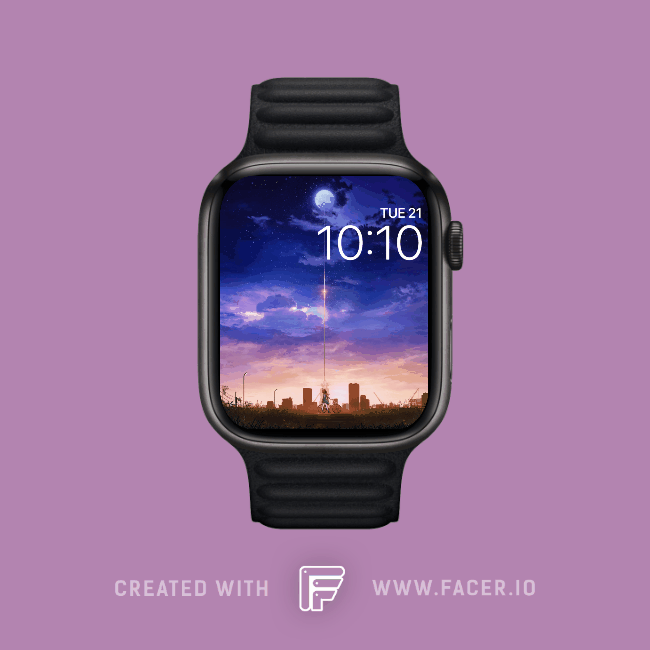 Popov - Anime Wallpaper - watch face for Apple Watch, Samsung Gear S3 ...