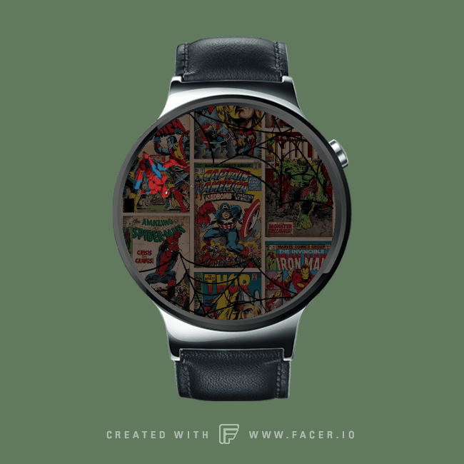 Ez Like Marvel Comics watch face for Apple Watch